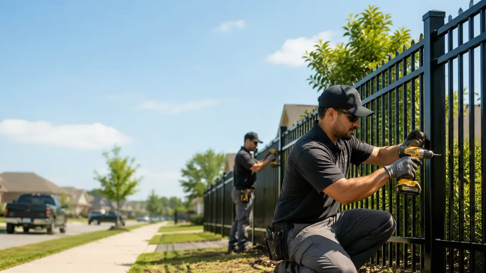 Metal Fence Installation in Lawrence, IN